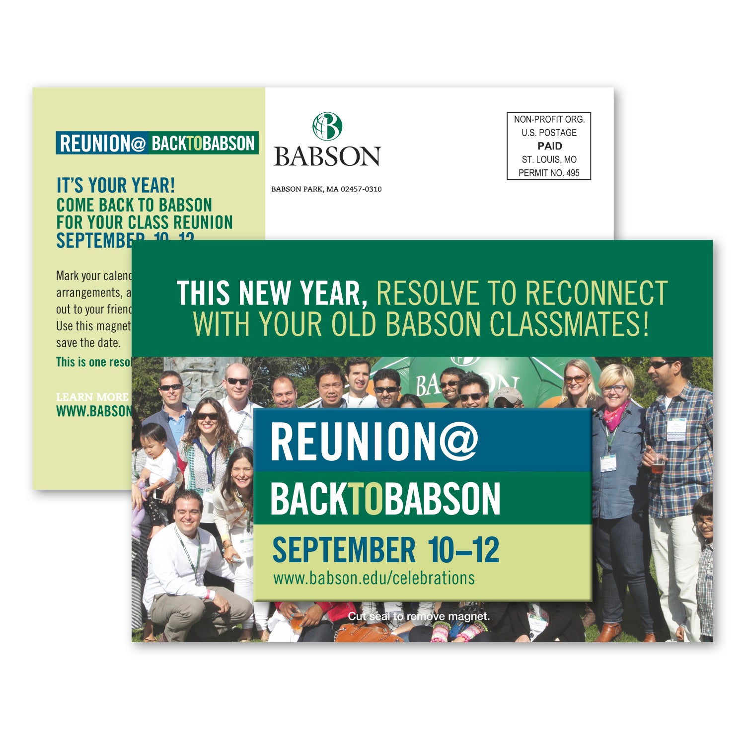 Direct Mail Postcards Plus+ Magnet